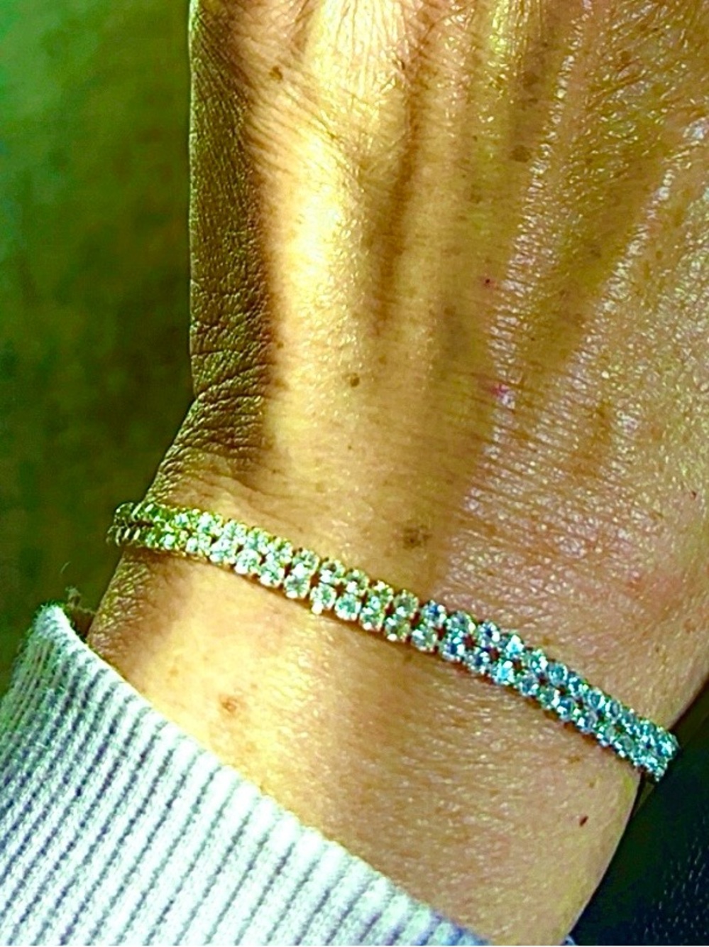 Classic Tennis Bracelet - Sparkling Clear Stones